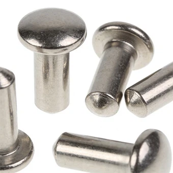 Суцільні заклепки зі сталевою куполоподібною головкою